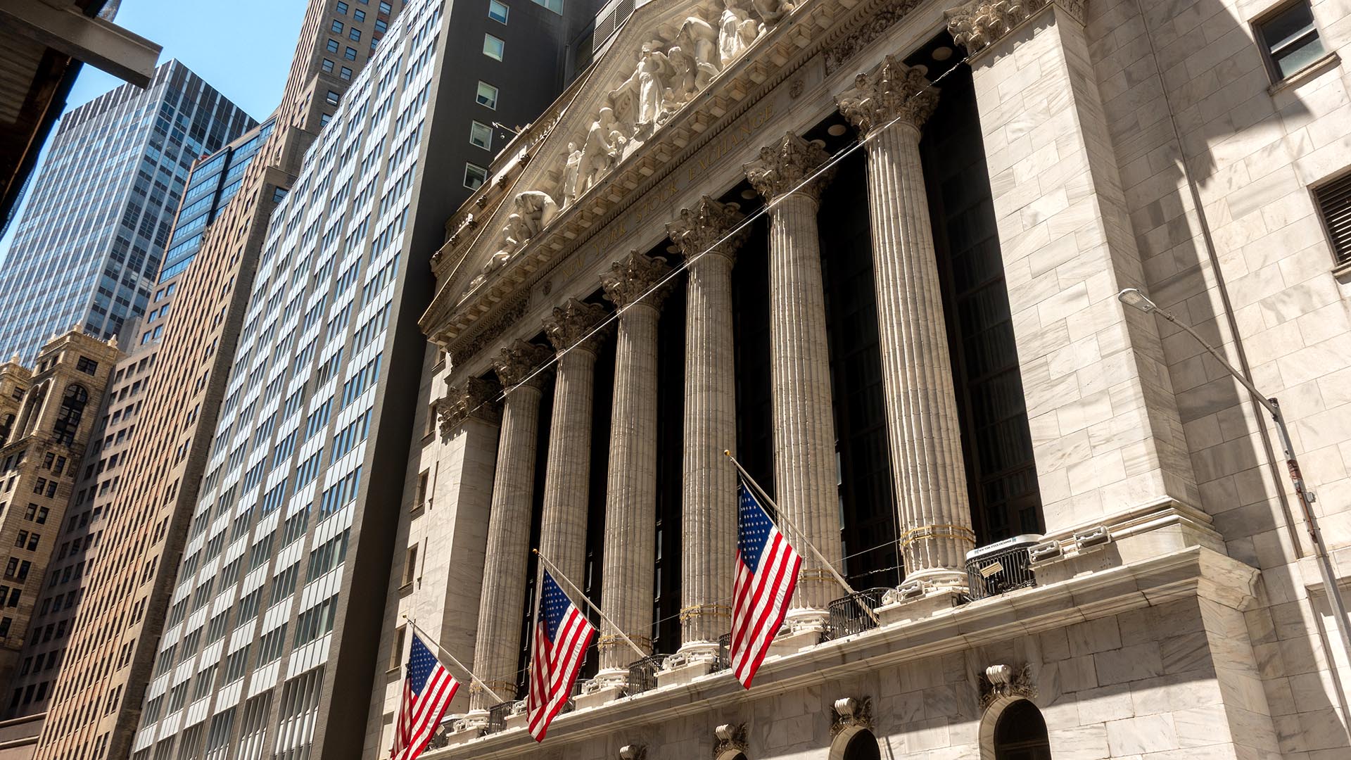 New York Stock Exchange in the Financial District