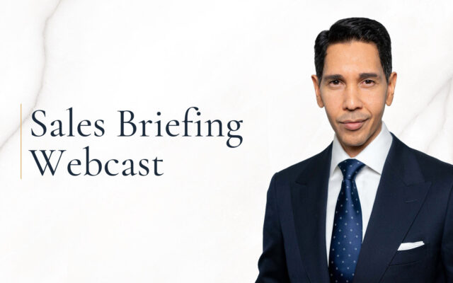 Javier Gines Sales Briefing Webcast